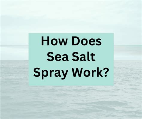 salt spray cvs|does sea salt spray work.